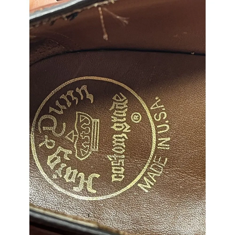 Haig and‎ Dunn Ltd Vintage Brown Leather Almond Toe Men's Dress Shoe Size 11M